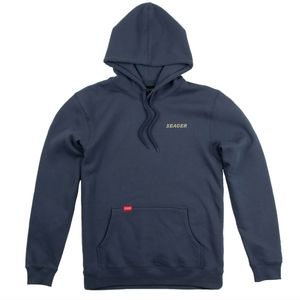 Seager Company Hoodie Petrol Blue